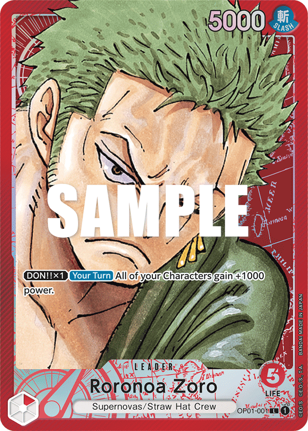 Roronoa Zoro One Piece card