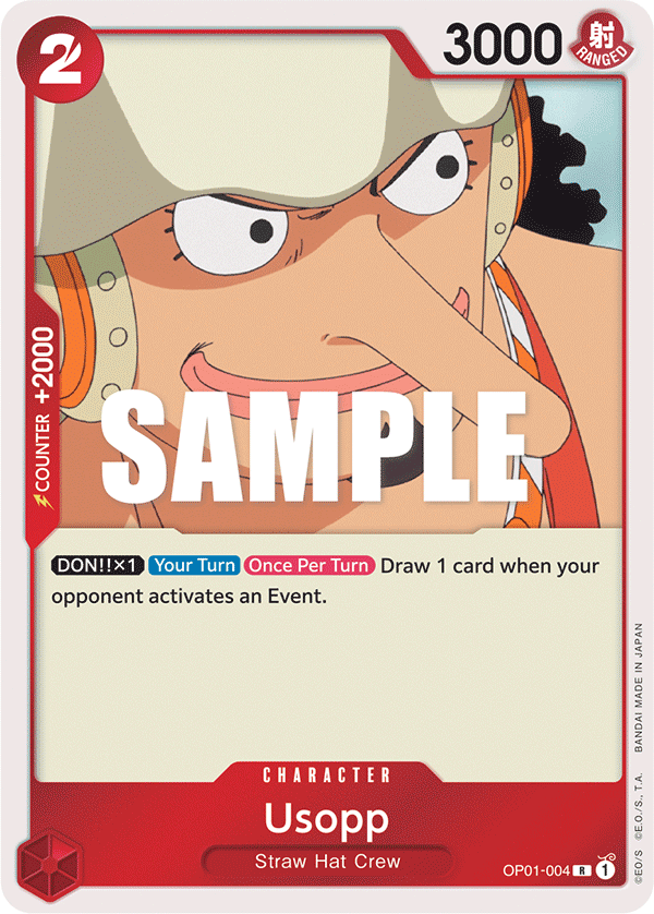 Usopp One Piece card