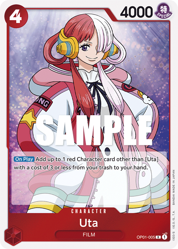 Uta One Piece card
