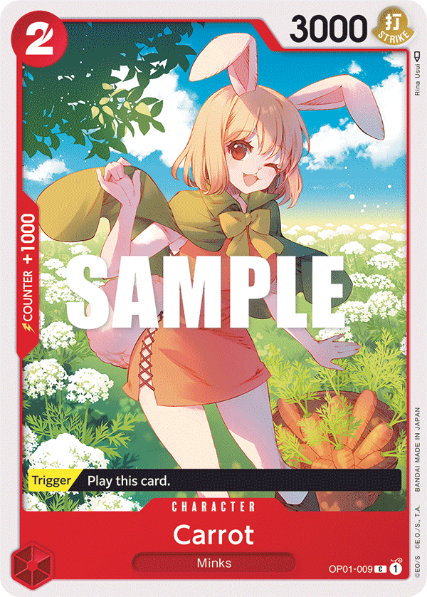 Carrot One Piece card