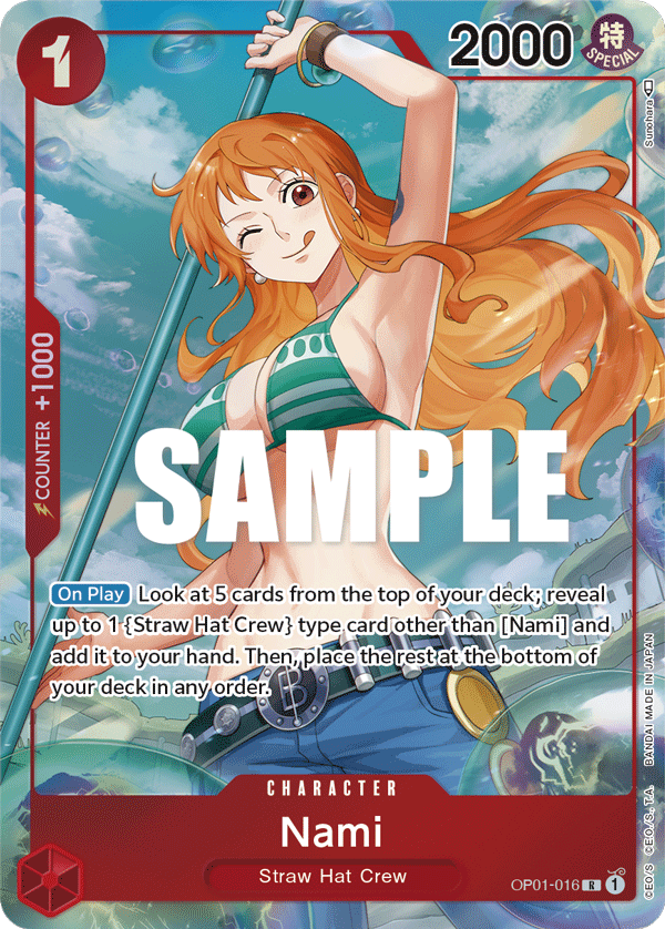 Nami One Piece card
