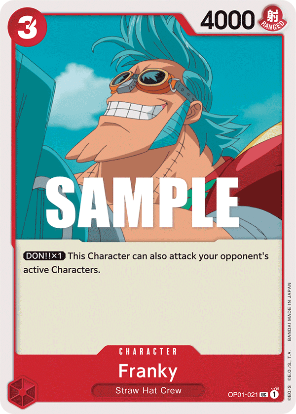 Franky One Piece card