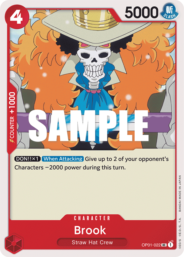 Brook One Piece card