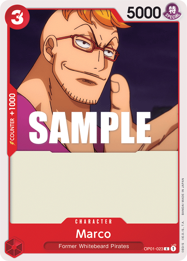Marco One Piece card