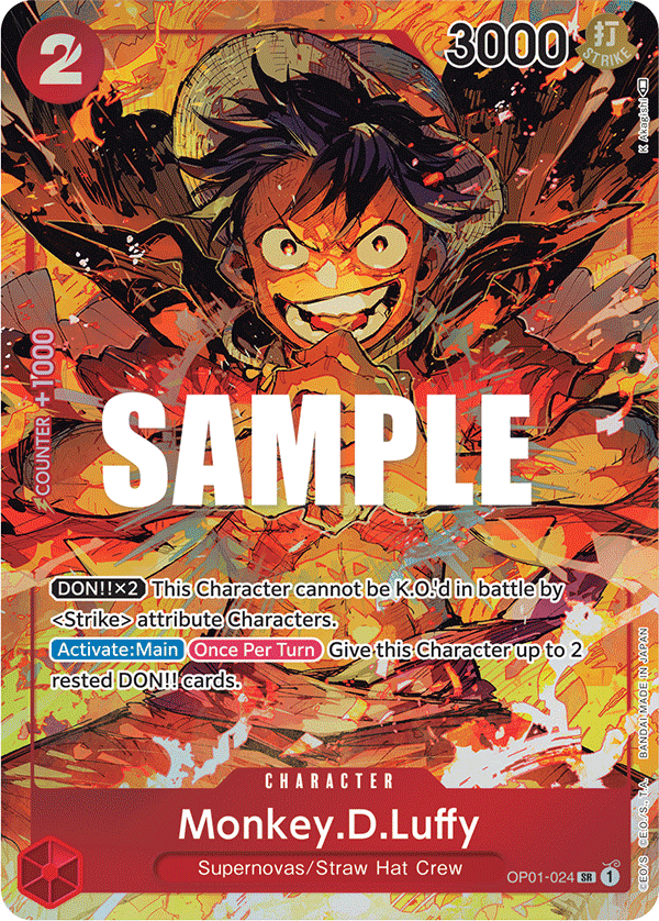 Monkey.D.Luffy One Piece card