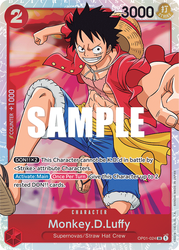Monkey.D.Luffy One Piece card