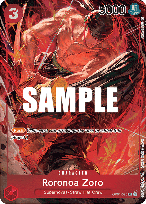 Roronoa Zoro One Piece card
