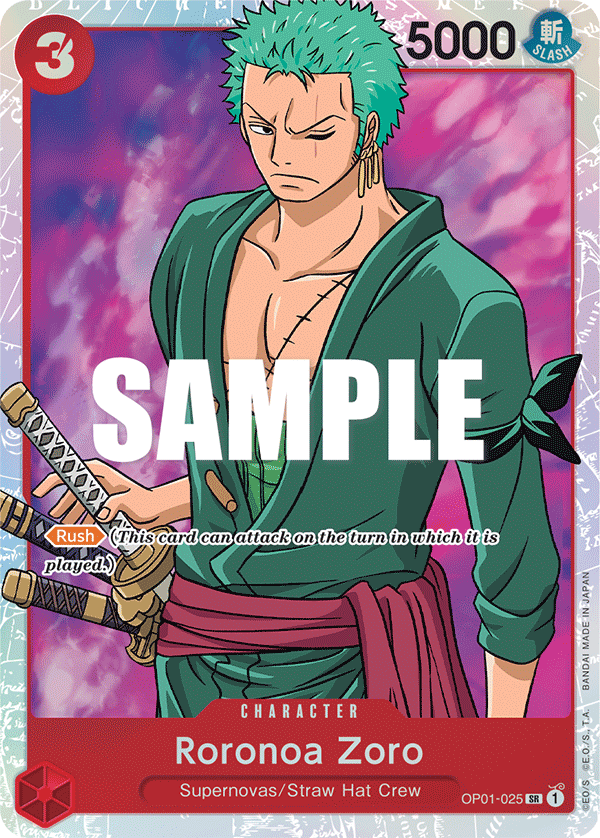 Roronoa Zoro One Piece card