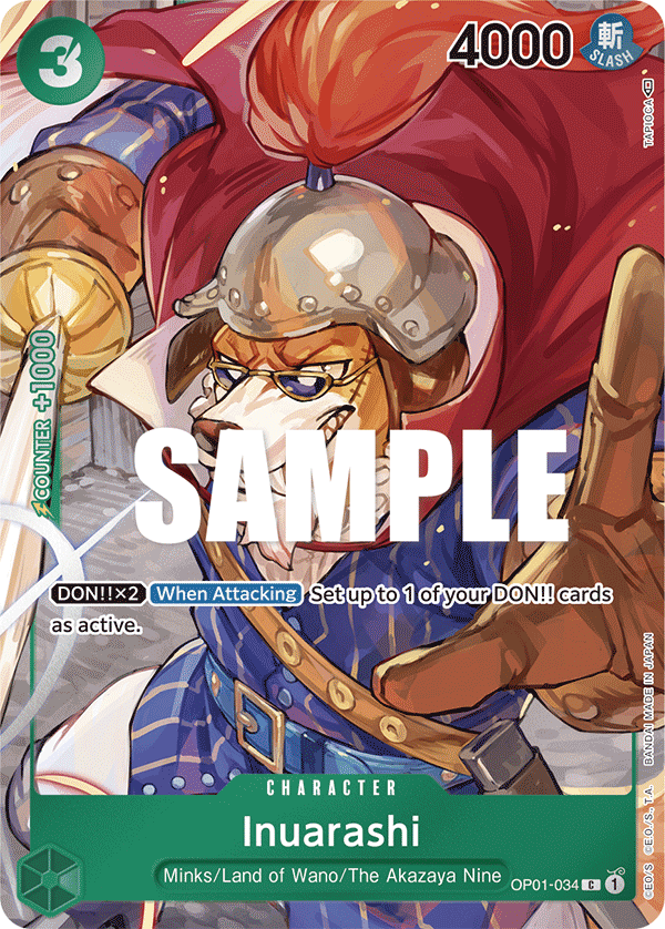 Inuarashi One Piece card