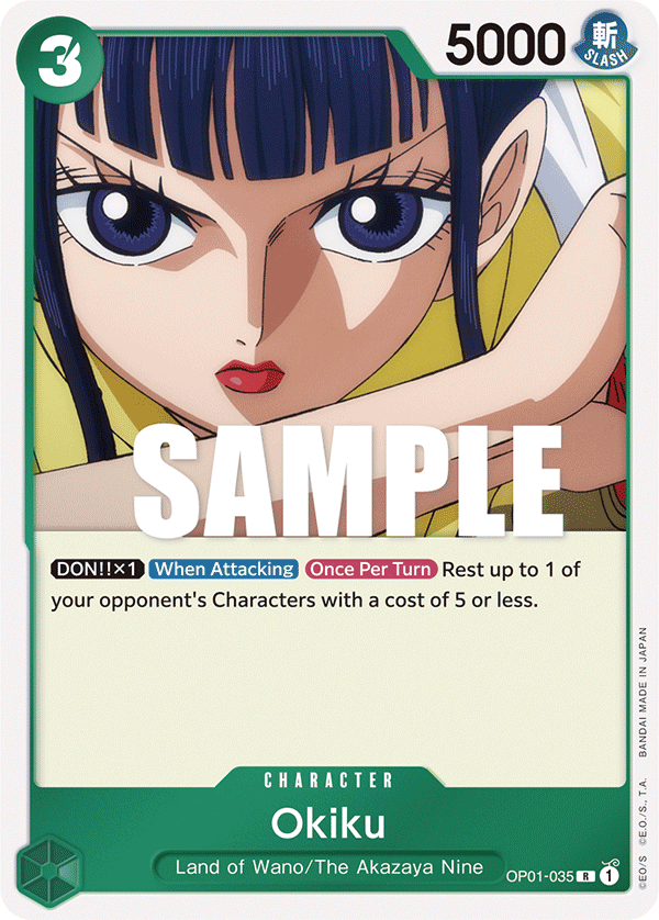Okiku One Piece card