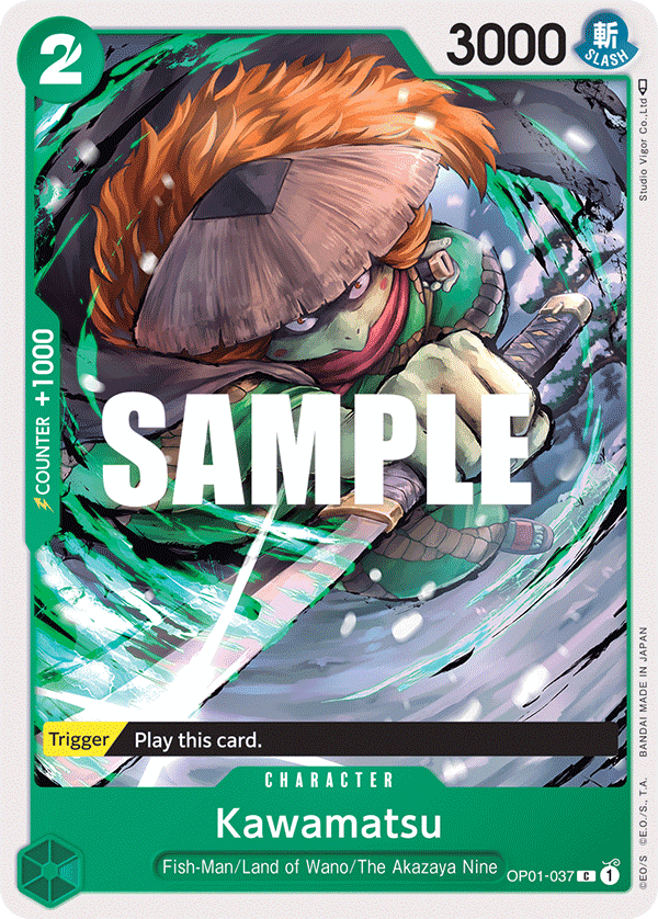Kawamatsu One Piece card