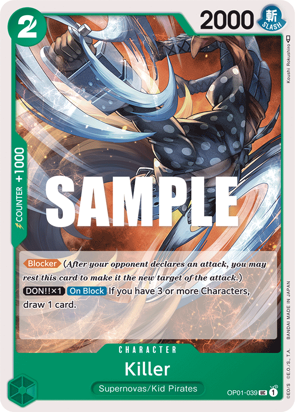 Killer One Piece card