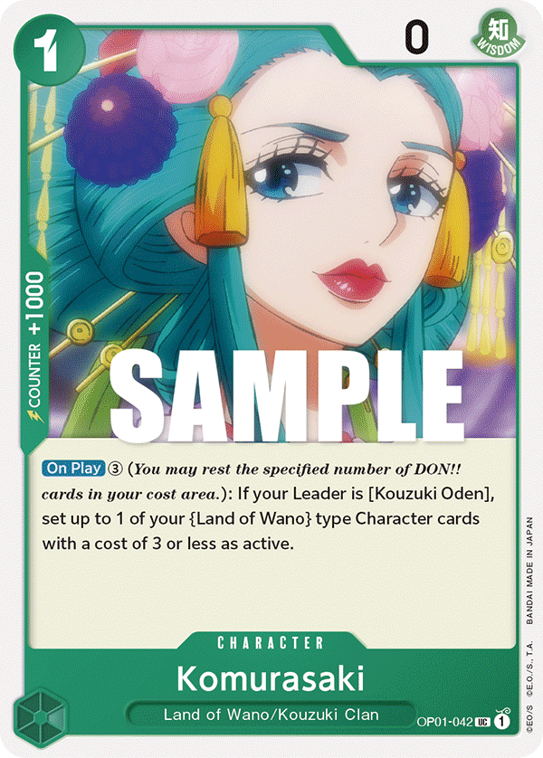 Komurasaki One Piece card