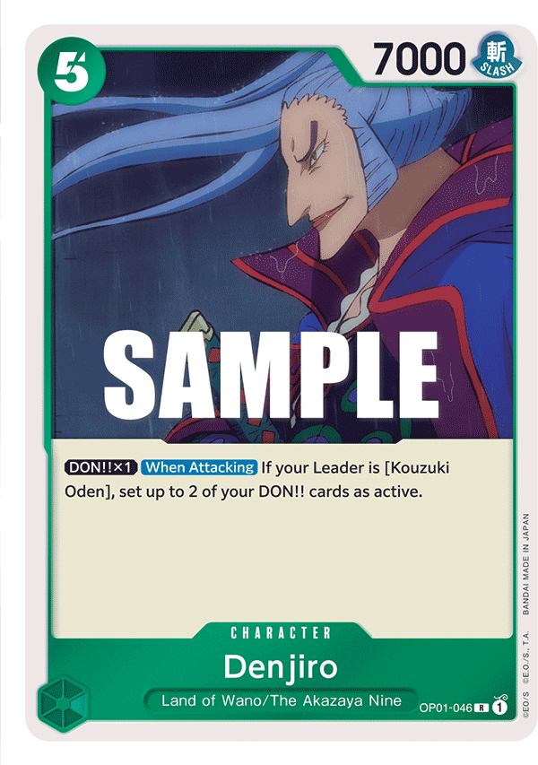 Denjiro One Piece card