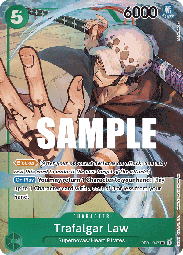 Trafalgar Law One Piece card
