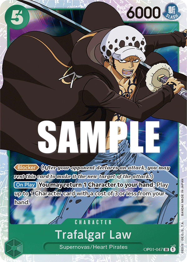 Trafalgar Law One Piece card