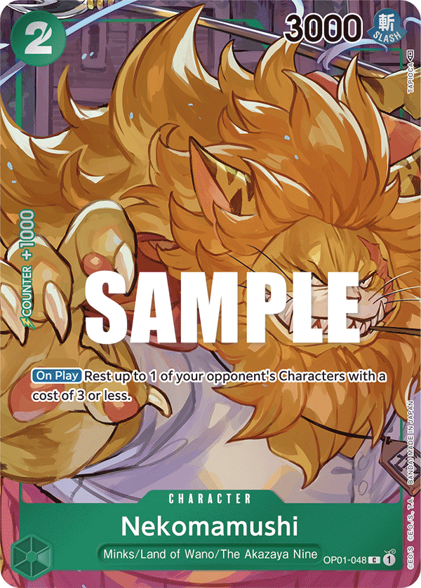 Nekomamushi One Piece card