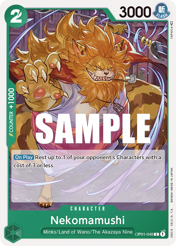 Nekomamushi One Piece card
