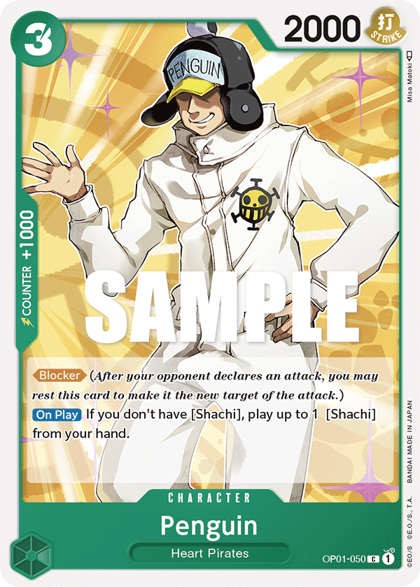 Penguin One Piece card