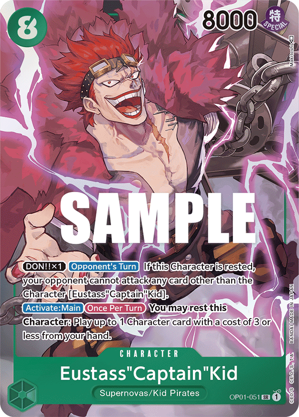 Eustass"Captain"Kid One Piece card