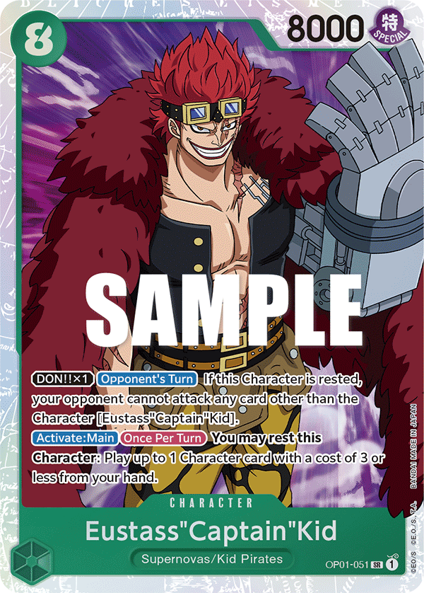 Eustass"Captain"Kid One Piece card