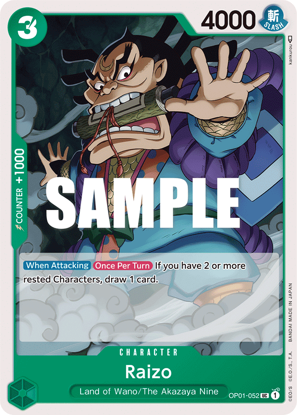Raizo One Piece card