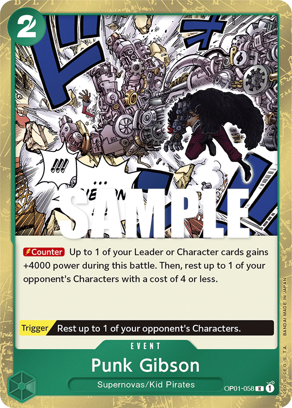 Punk Gibson One Piece card