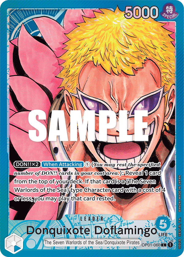 Donquixote Doflamingo One Piece card