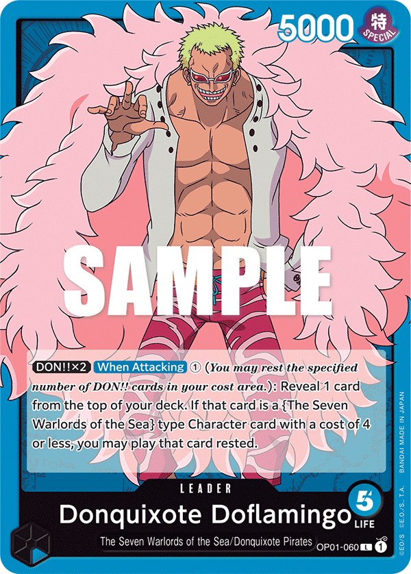 Donquixote Doflamingo One Piece card
