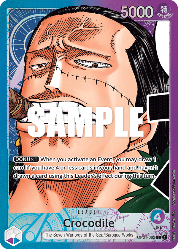 Crocodile One Piece card