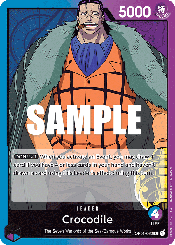 Crocodile One Piece card