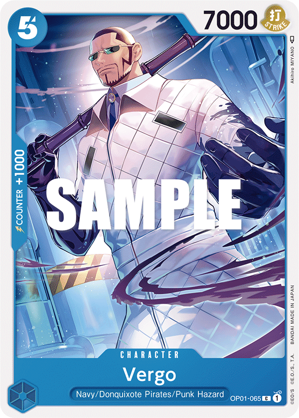 Vergo One Piece card
