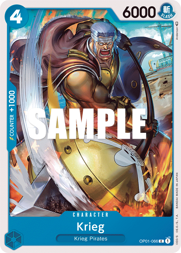 Krieg One Piece card