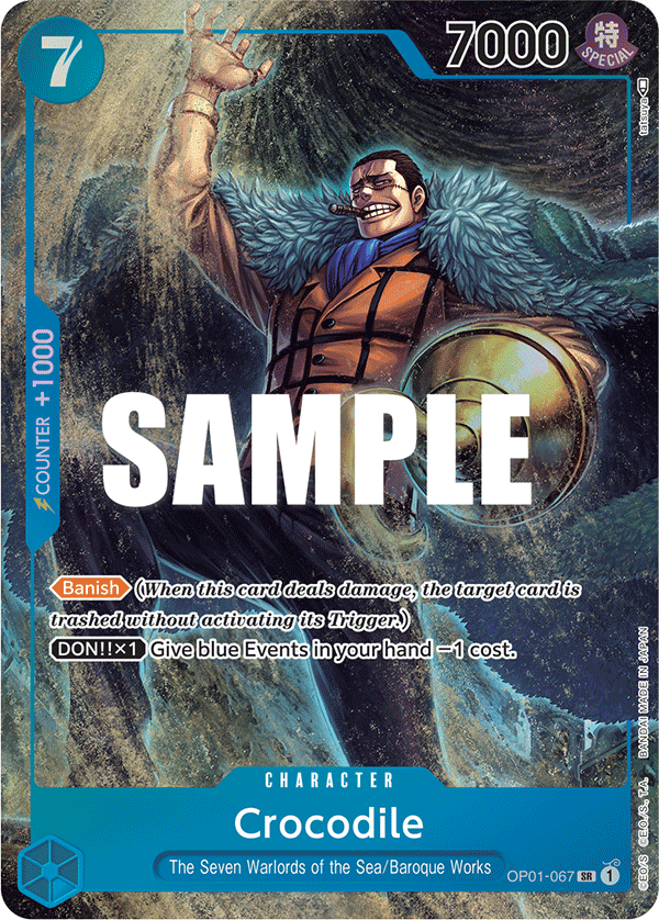 Crocodile One Piece card