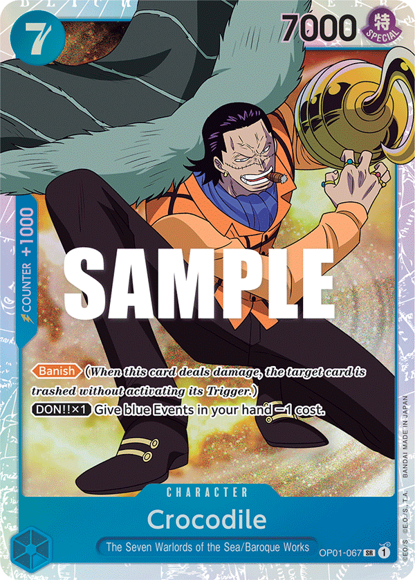 Crocodile One Piece card