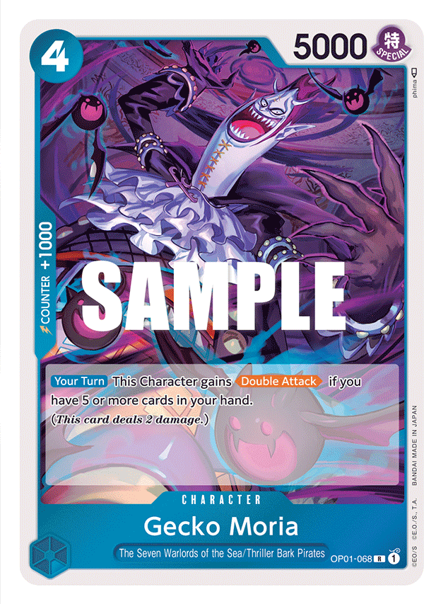 Gecko Moria One Piece card