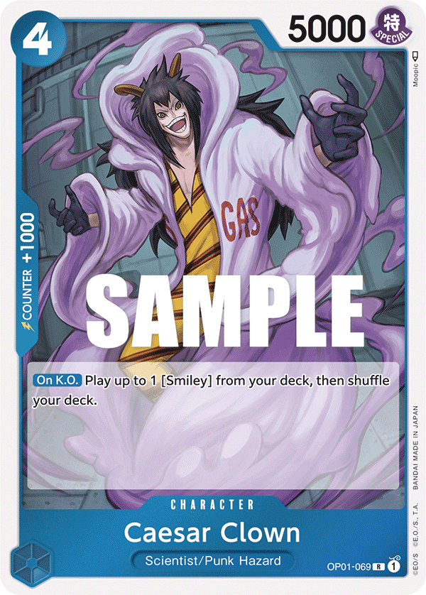 Caesar Clown One Piece card
