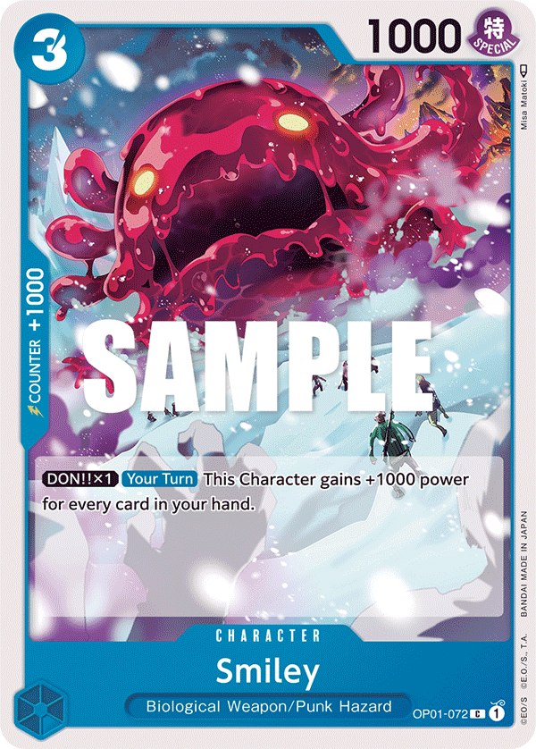 Smiley One Piece card