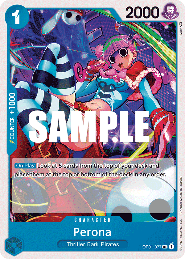 Perona One Piece card