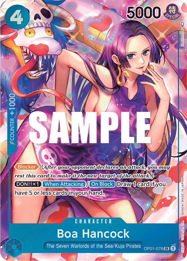 Boa Hancock One Piece card
