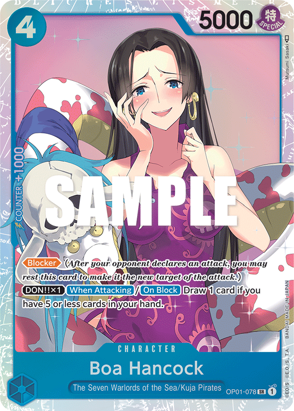 Boa Hancock One Piece card