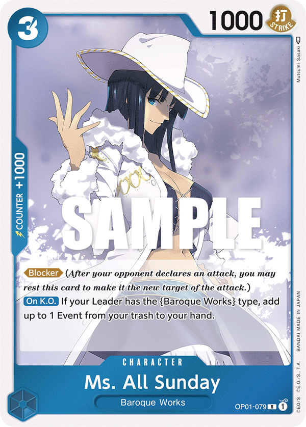Ms. All Sunday One Piece card