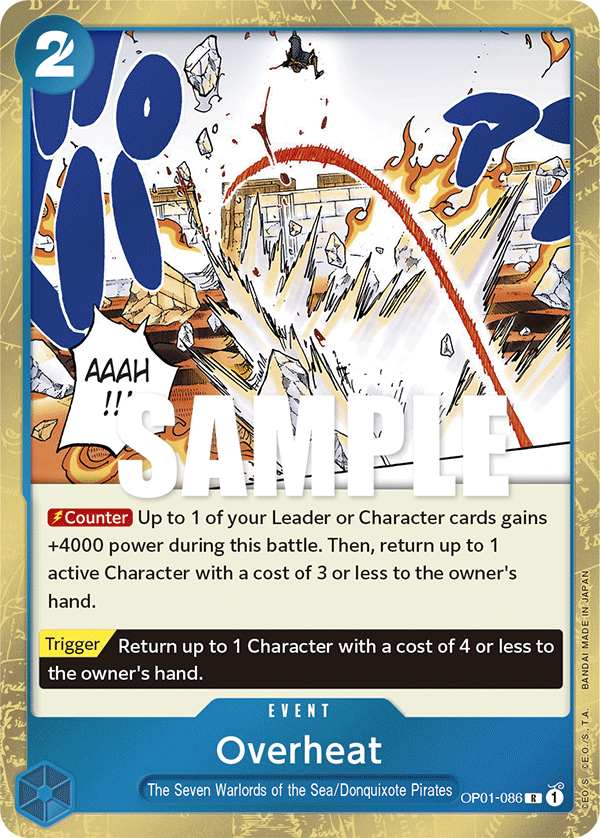 Overheat One Piece card