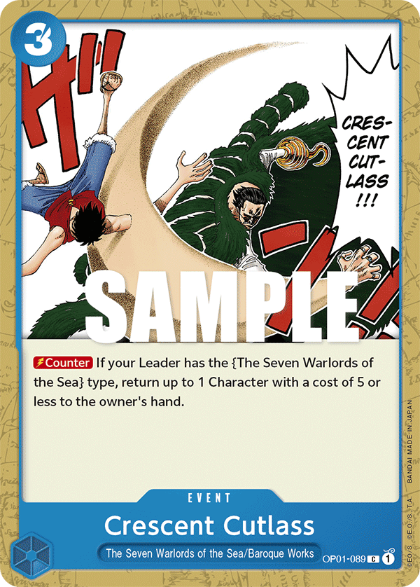 Crescent Cutlass One Piece card