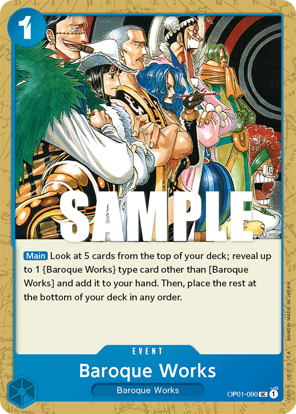 Baroque Works One Piece card