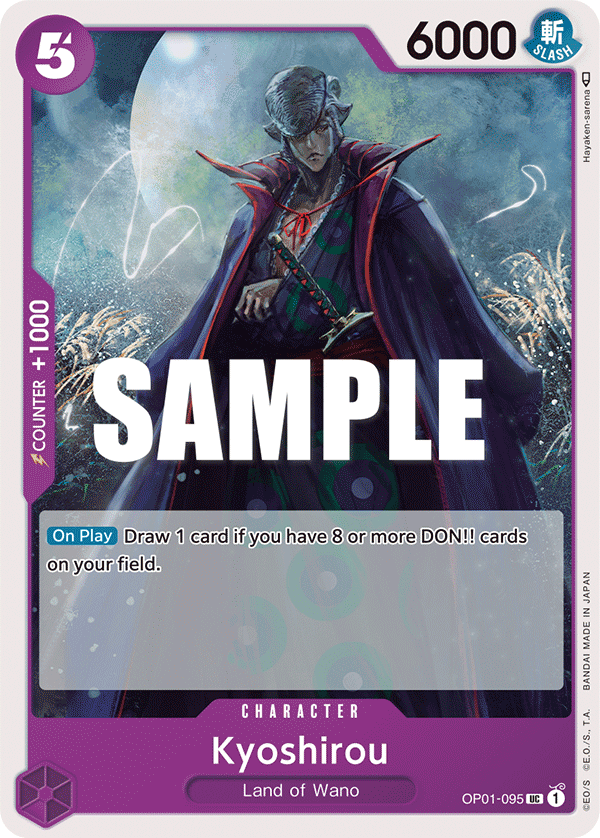 Kyoshirou One Piece card