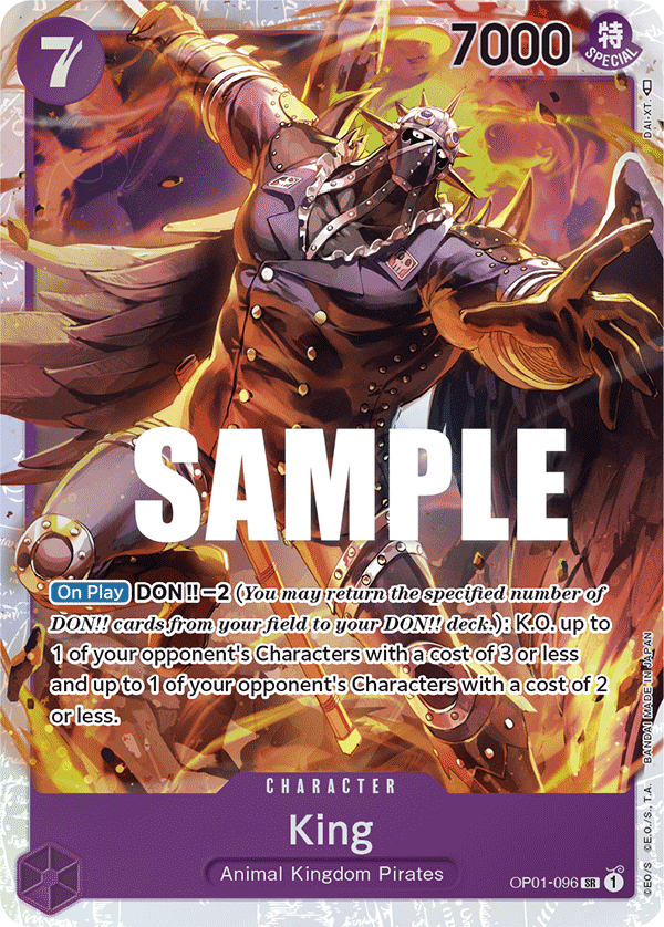 King One Piece card