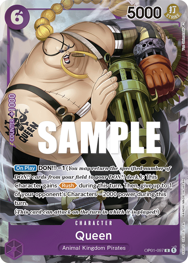 Queen One Piece card