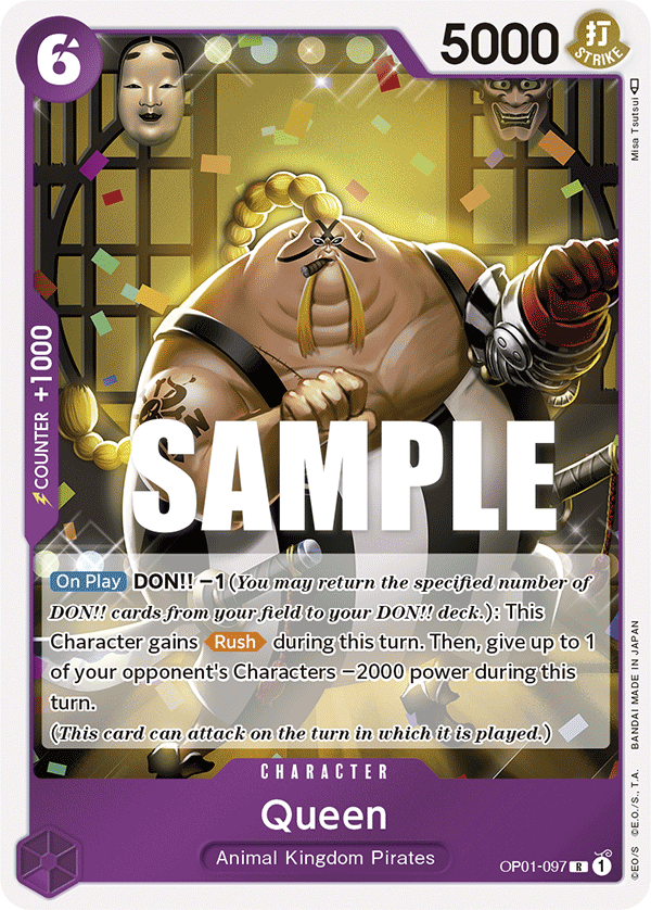 Queen One Piece card
