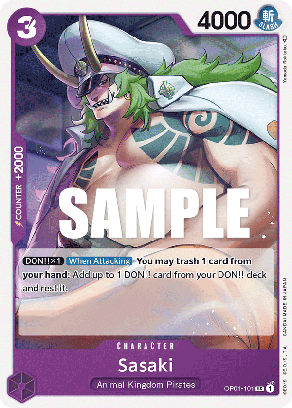 Sasaki One Piece card